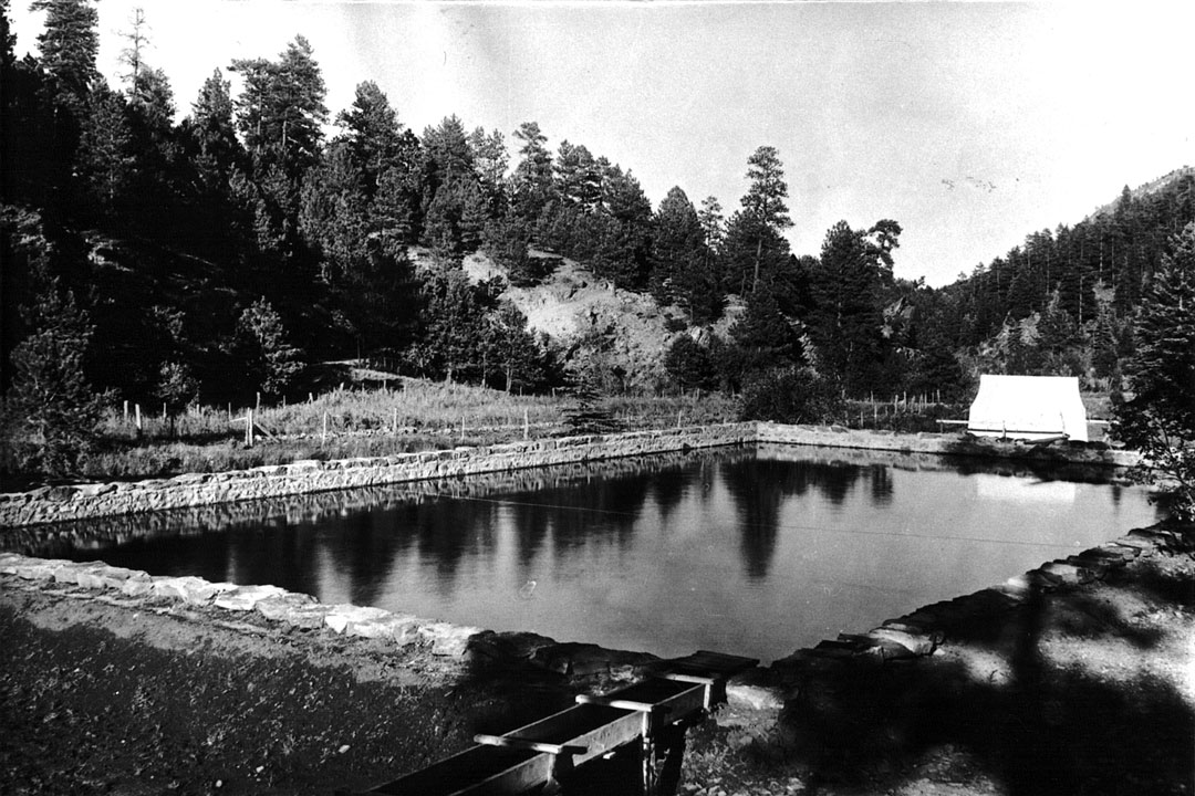 Pool built in 1917 adjacent to Upper Bear Creek.